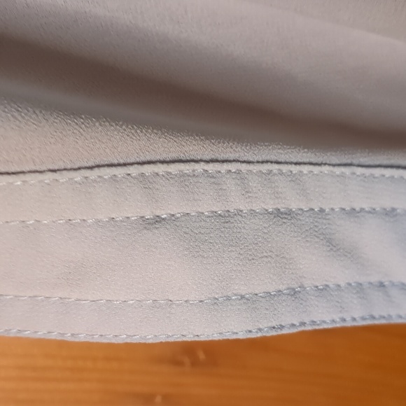 Costa Blanca* short sleeve chiffon crop top type blouse. - Picture 8 of 10